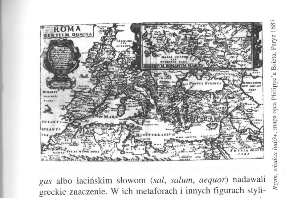 Jedna ze starych map umieszczona w książce [str. 163].