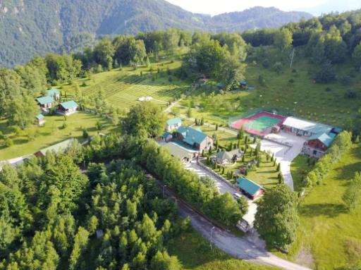 Hotel w górach Czarnogóry.